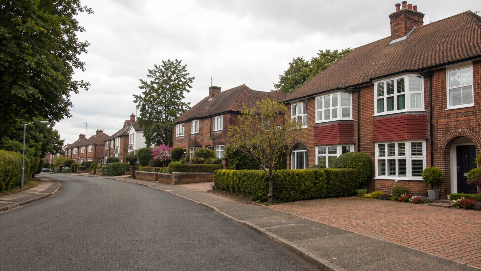 Residential street for exterior cleaning in Haywards Heath, Mid Sussex